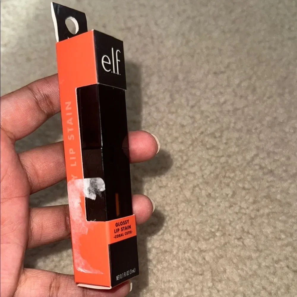 ELF Glossy Lip Stain - Coral NIP